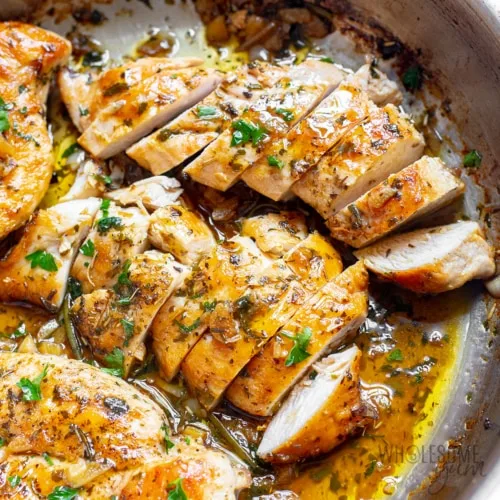 Chicken Almond in Garlic Sauce