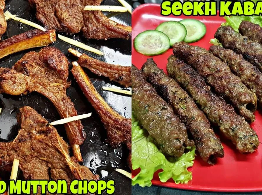 Perfect Mutton Dishes Chops & Seekh Kebab